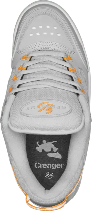 s-creager-chaussures-de-skate-grey-orange image 2
