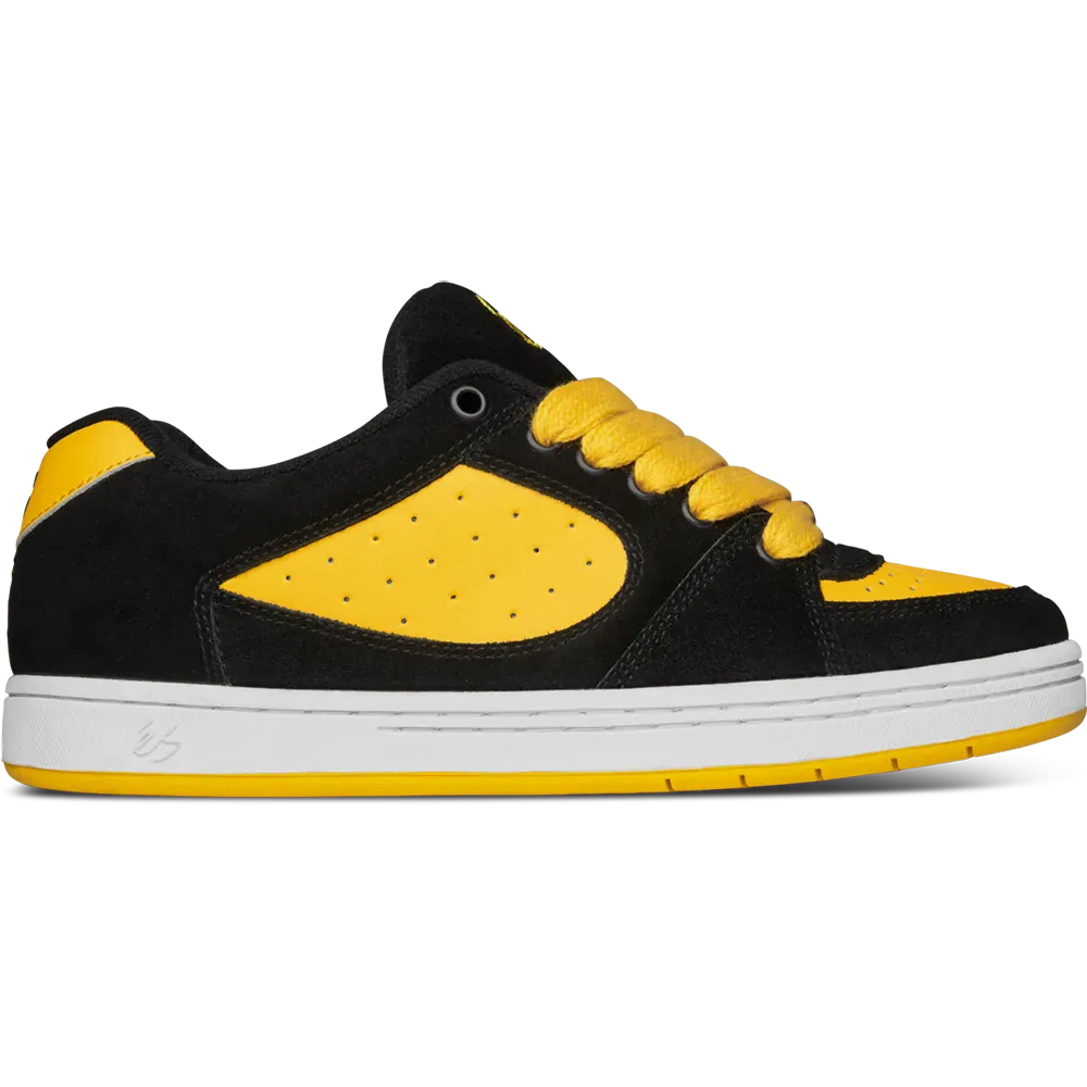 s-accel-chaussures-de-skate-noir-jaune-louie-jones image 1