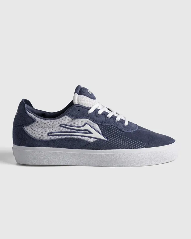 lakai-essex-chaussure-skate-light-navy-suede-blanc image 1