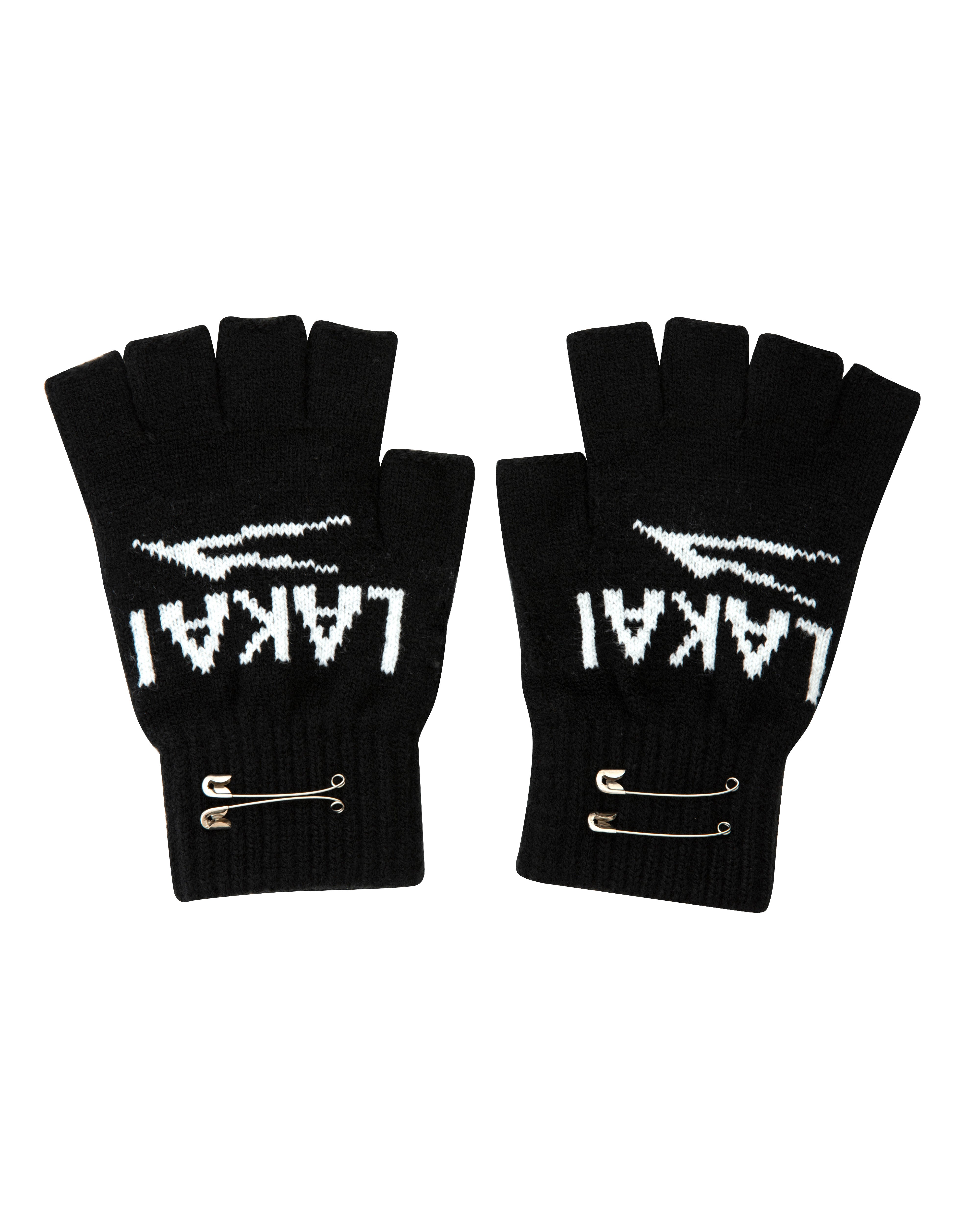 lakai-fingerless-jacquard-gloves-black-gants-sans-doigts image 1