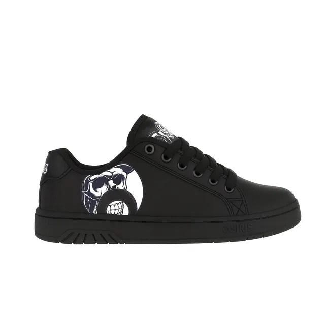 osiris-troma-alt-sneakers-skate-homme-black-white-skull image 1