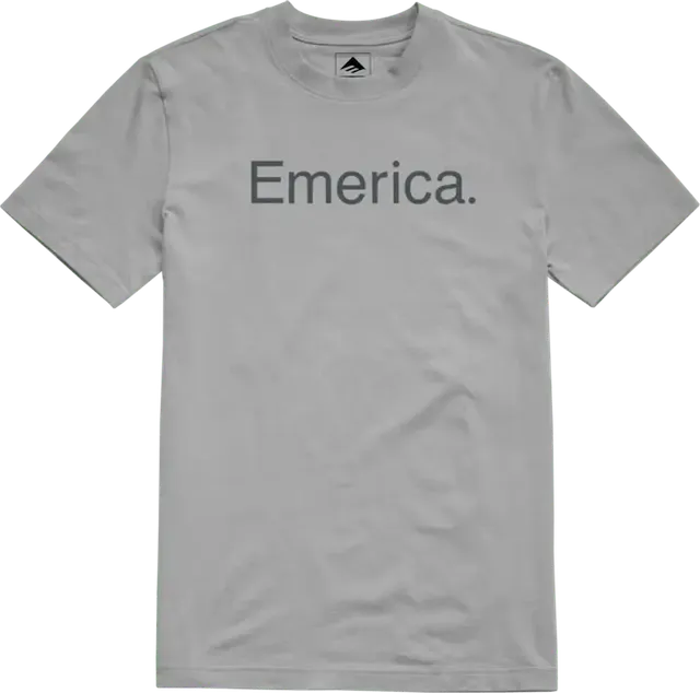 emerica-pure-tee-t-shirt-gris image 1