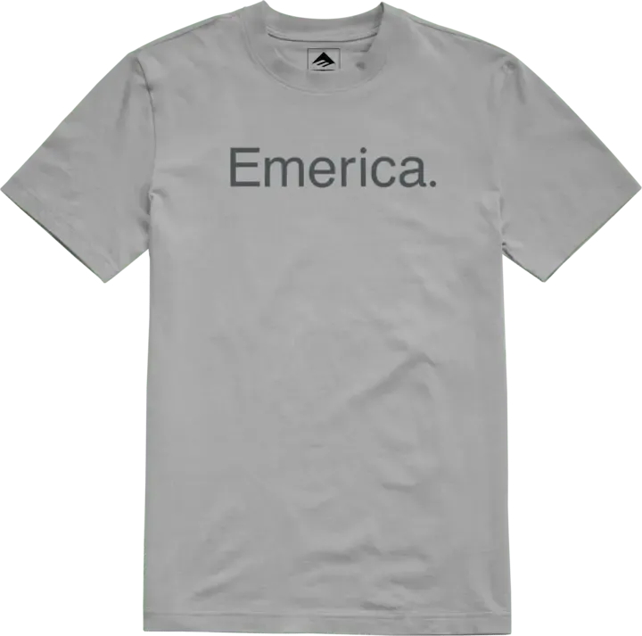 emerica-pure-tee-t-shirt-gris image 1