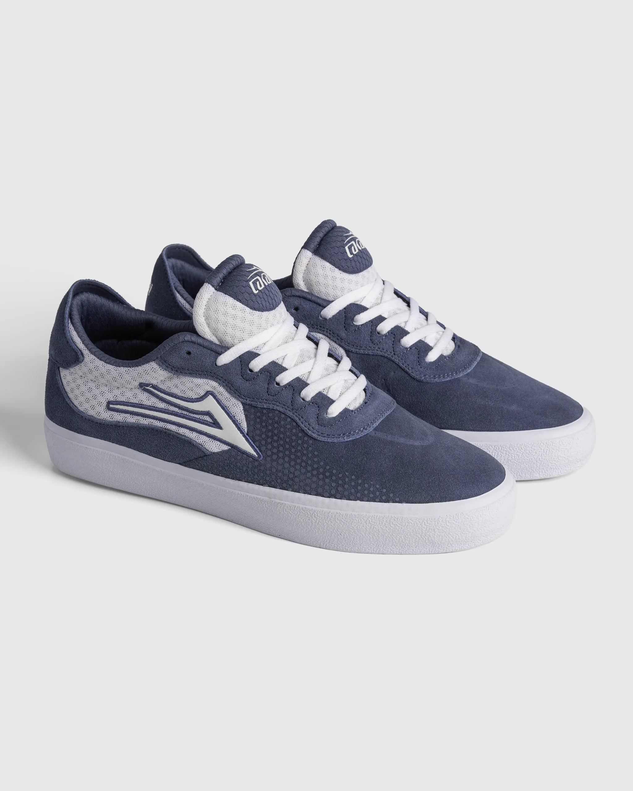 lakai-essex-chaussure-skate-light-navy-suede-blanc image 2