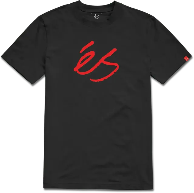 s-script-tee-t-shirt-skate-noir image 1
