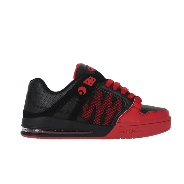 osiris-pixel-sneakers-skate-homme-black-red-black image 1