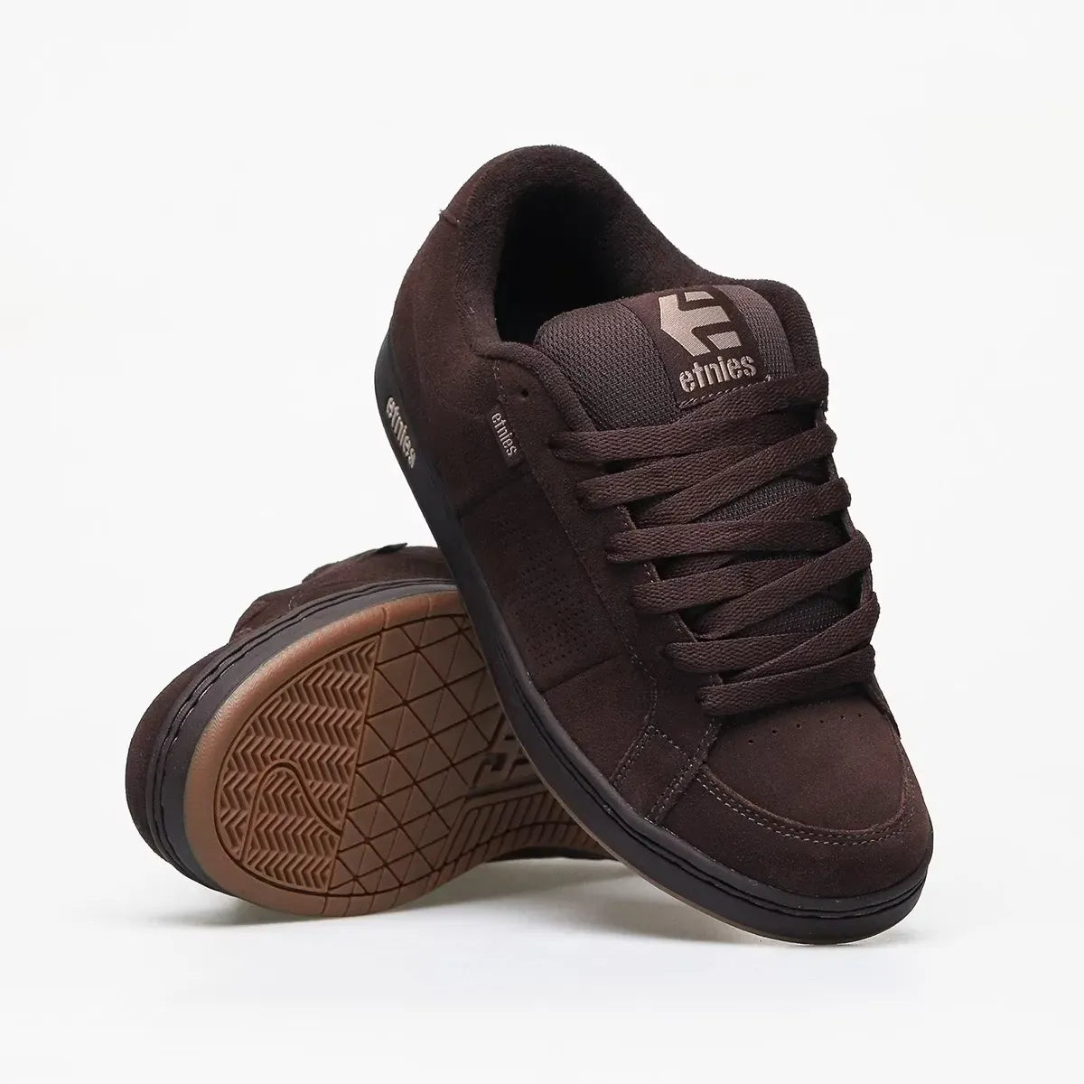 etnies-kingpin-chaussures-skate-brown-black-tan image 2