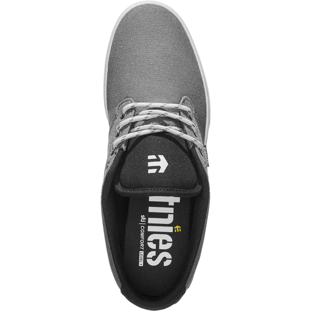 etnies-jameson-2-eco-chaussures-skate-low-top-gris-fonc-noir-rouge image 2