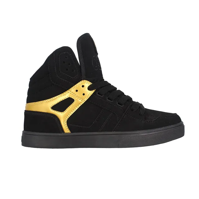 osiris-clone-sneakers-skate-black-black-gold image 1