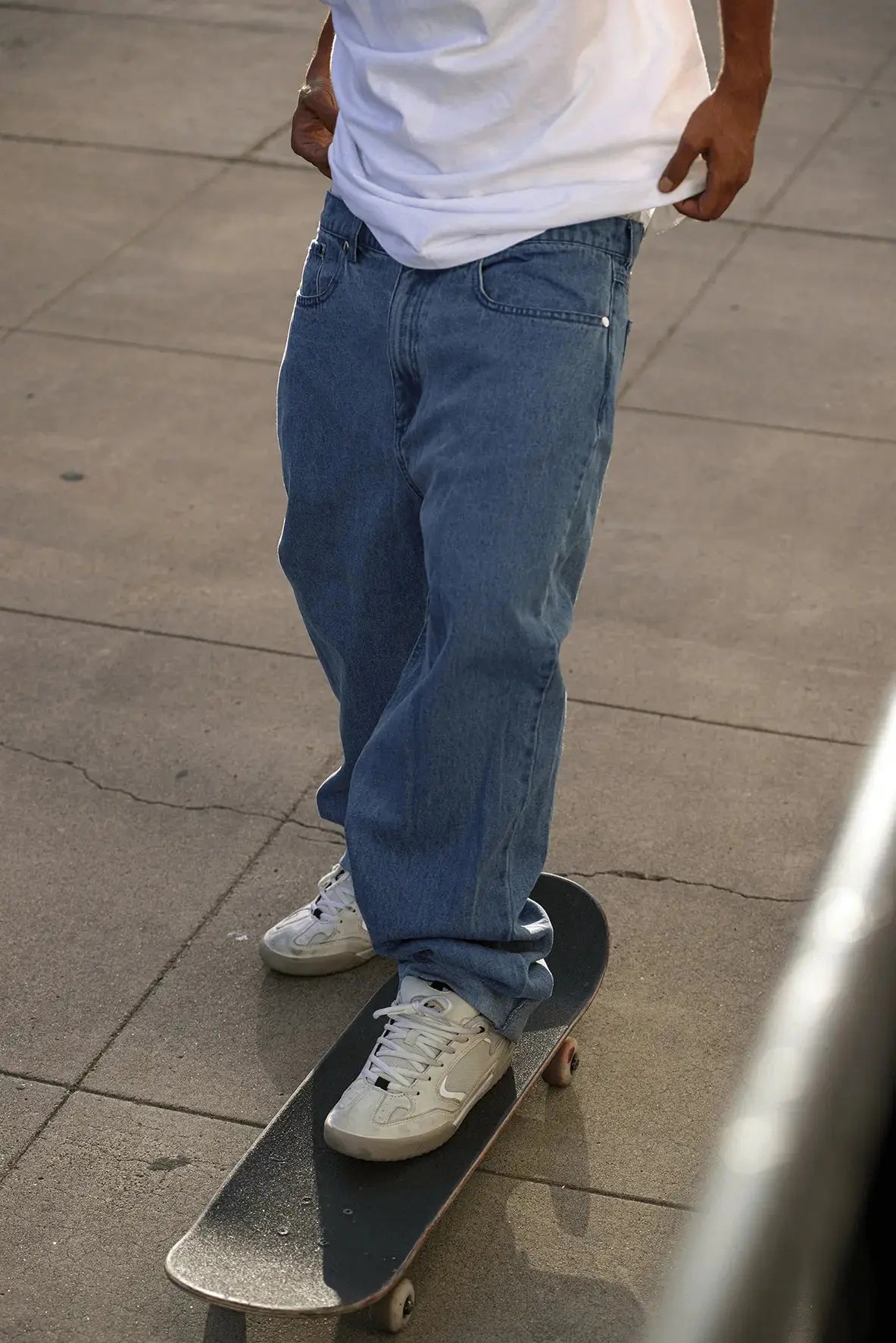 s-baggy-denim-pant-jean-baggy-bleu image 4