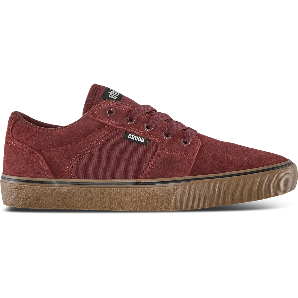etnies-barge-ls-chaussures-skate-burgundy-gum image 1