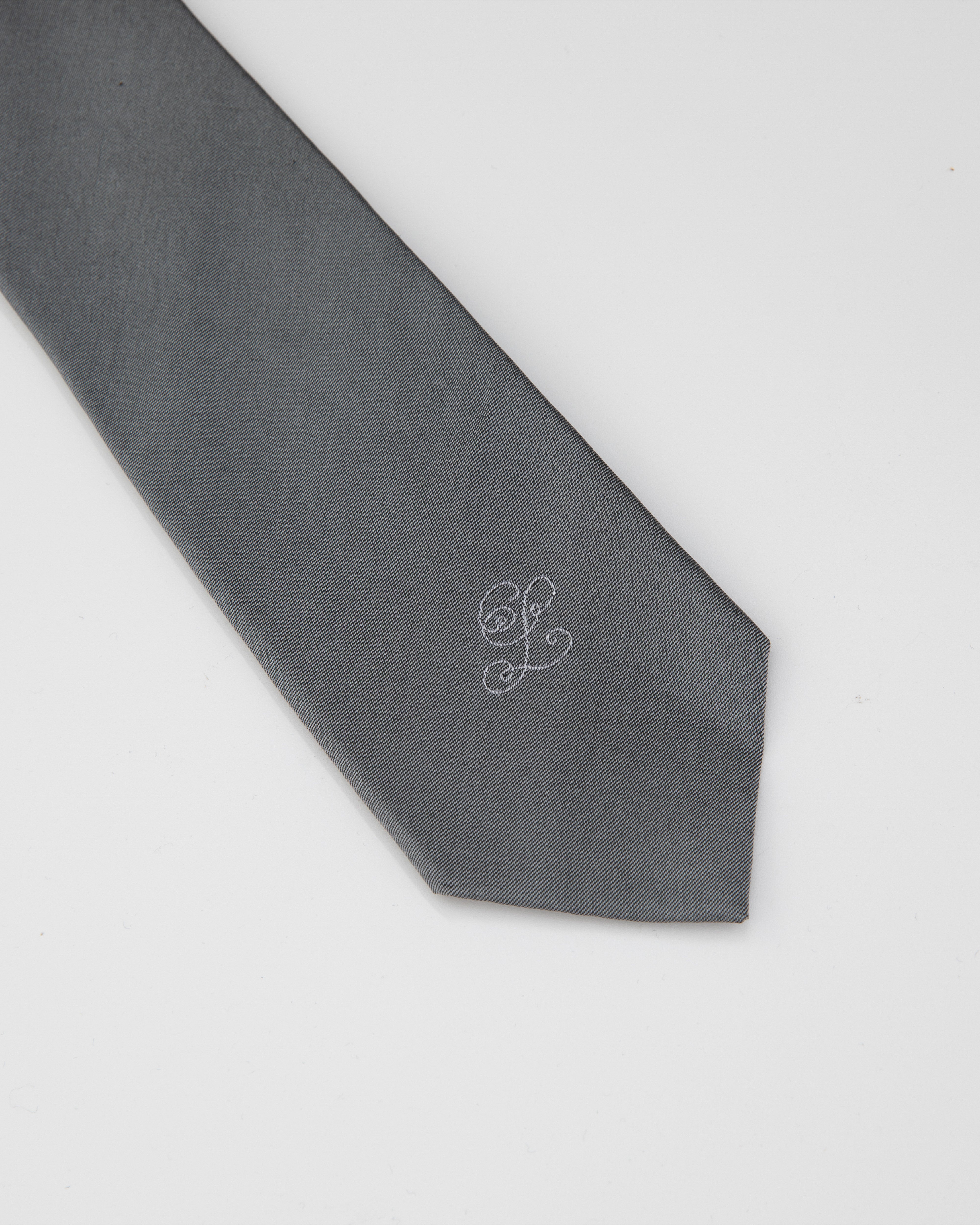 lakai-jacquard-necktie-cravate-cool-grey image 2