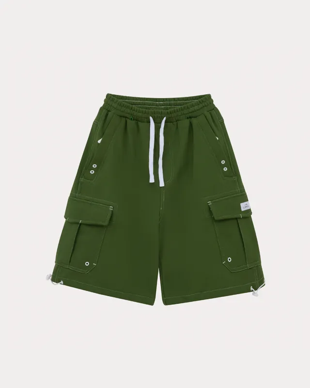 lakai-cargo-sweatshorts-cypress image 1