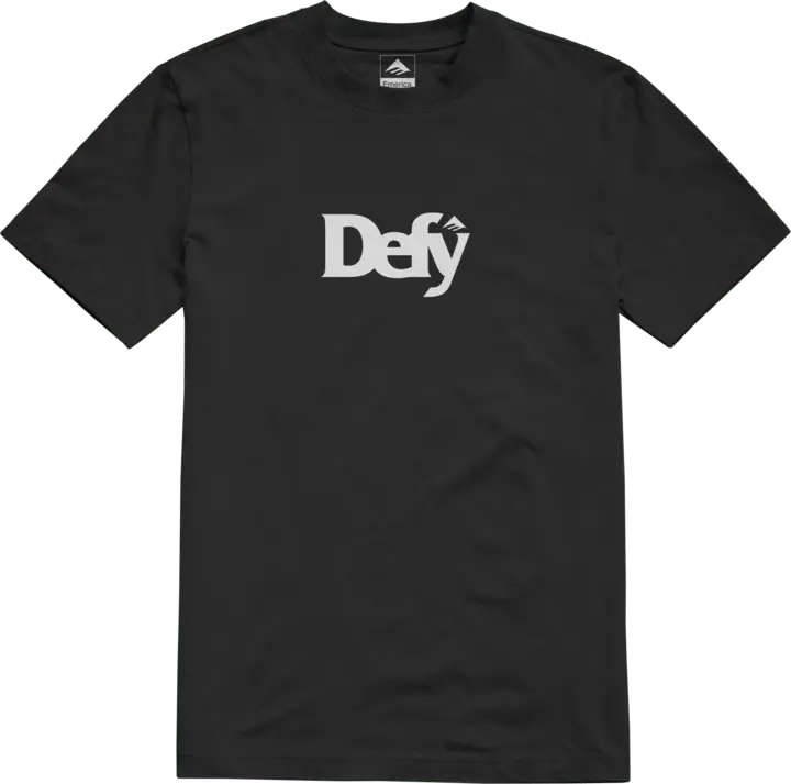 emerica-defy-tee-t-shirt-skate-noir-coton-classic-fit image 1