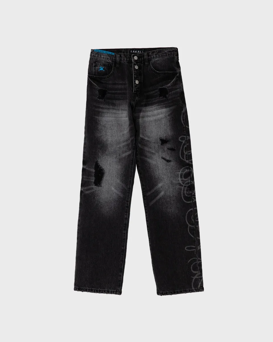 lakai-straight-leg-denims-jean-droit-noir-d-lav-etched-black image 1