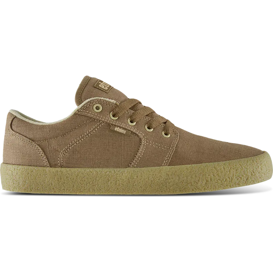 etnies-barge-ls-premium-chaussures-skate-brown-beige-gum image 1