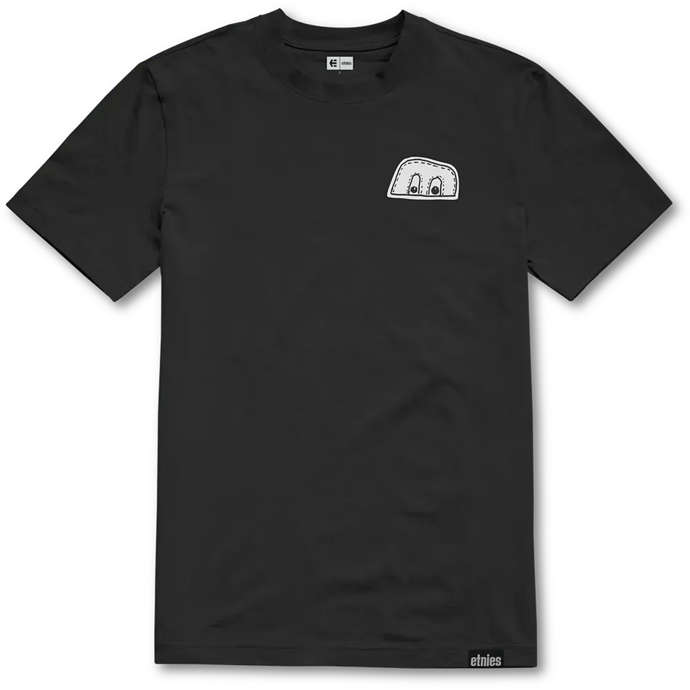 etnies-x-fos-tee-t-shirt-black-white image 1