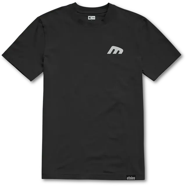 etnies-team-embroidery-tee-t-shirt-black-white image 1