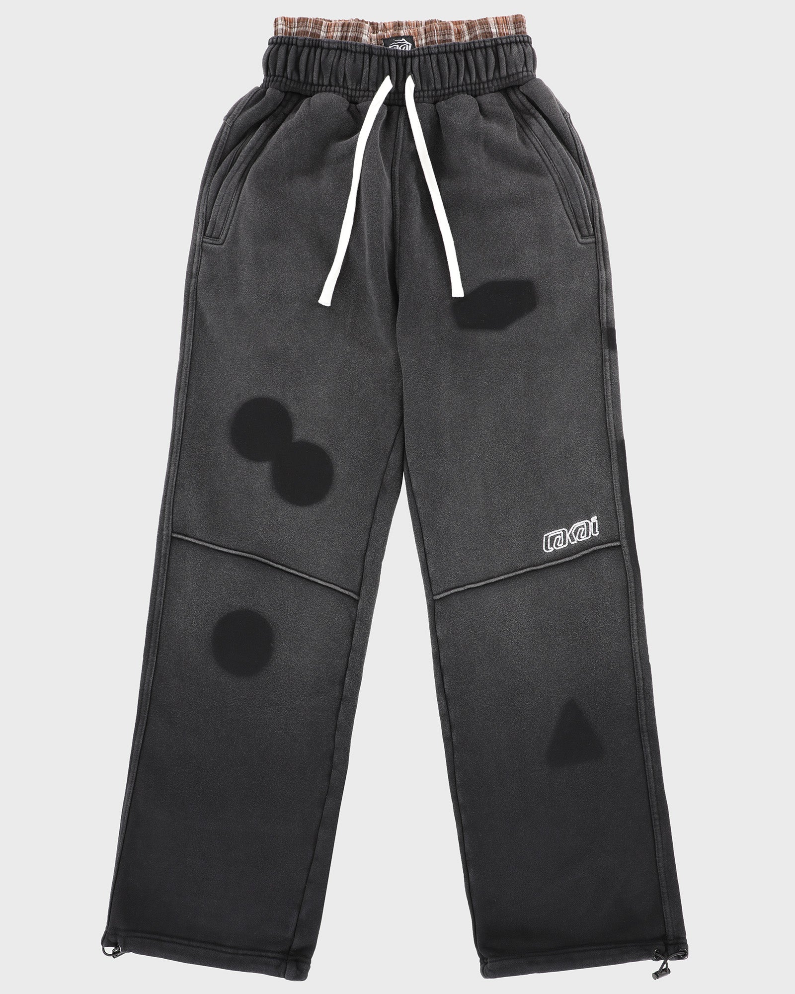 lakai-manchester-pantalon-jogging-double-waisted-sunfaded-black image 1