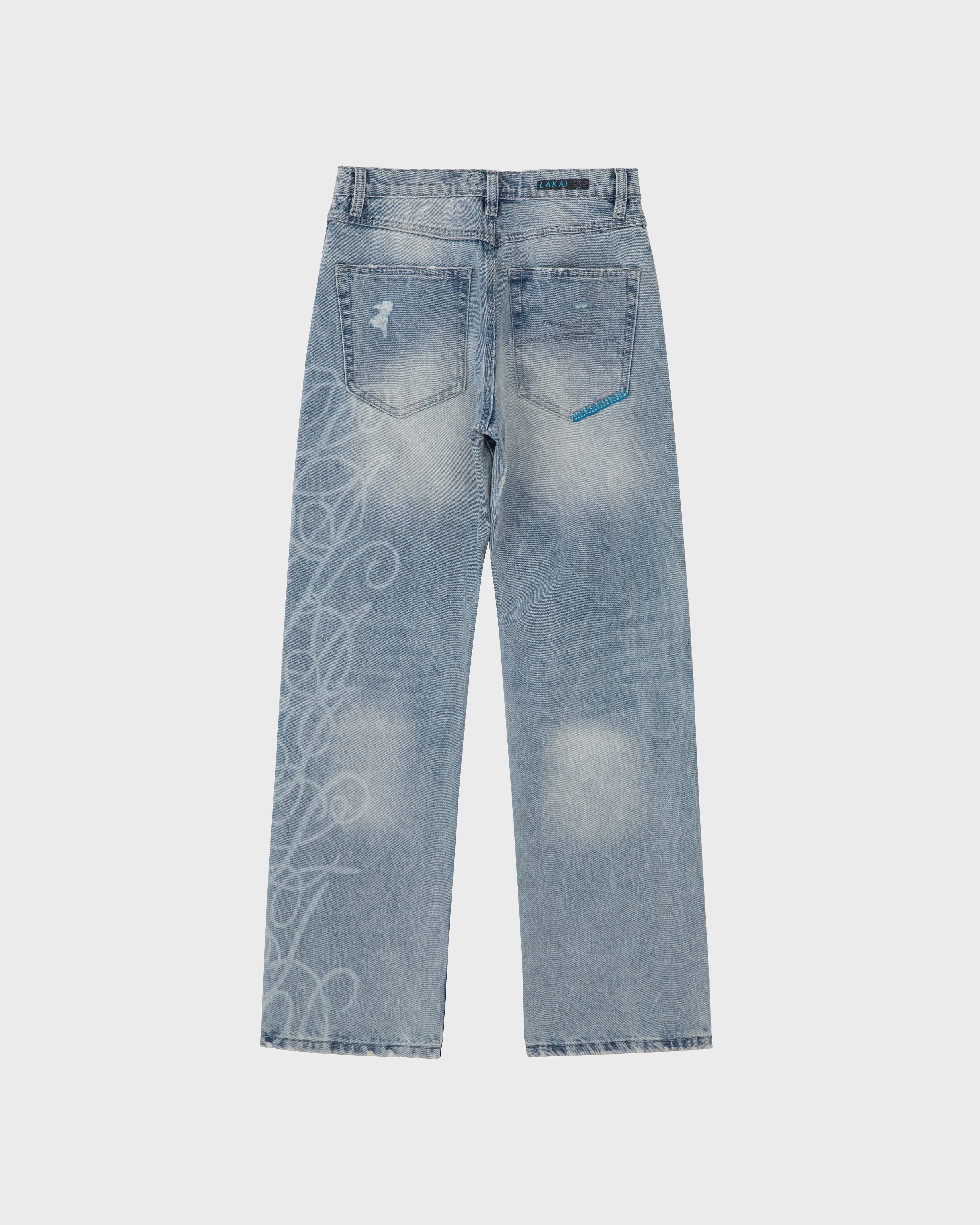 lakai-distressed-etched-straight-leg-denims-washed-indigo-jean-droit image 2