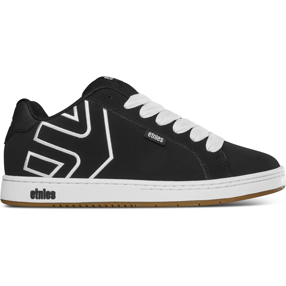 etnies-fader-chaussures-de-skate-noir-blanc image 1