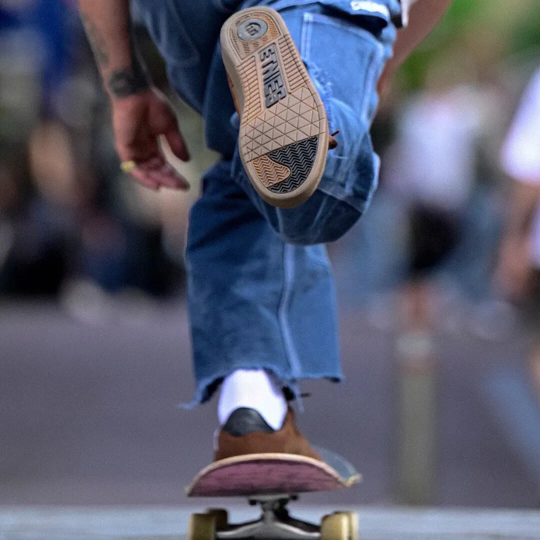 etnies-scam-chaussure-skate-heritage-marron-gomme image 4