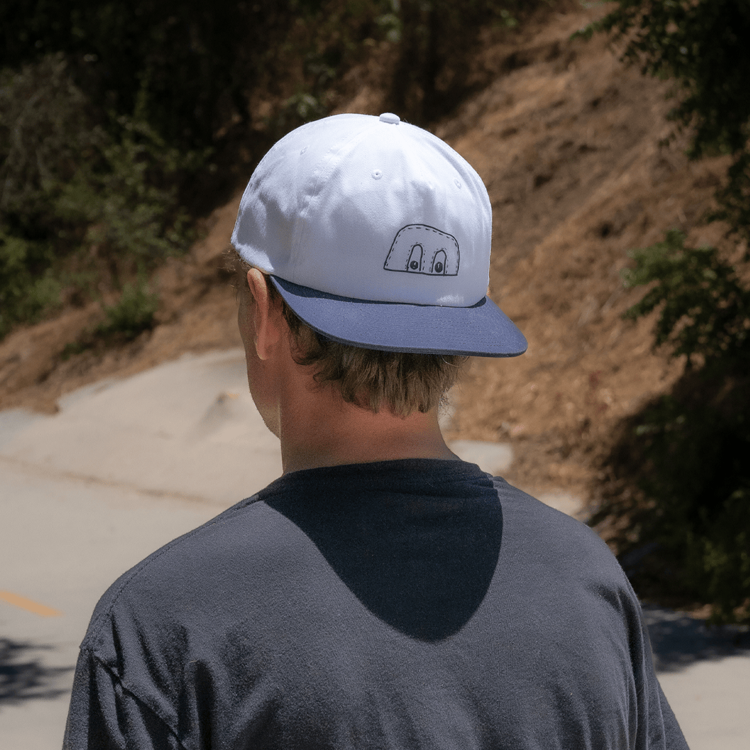 etnies-x-fos-snapback-casquette-white-navy image 2