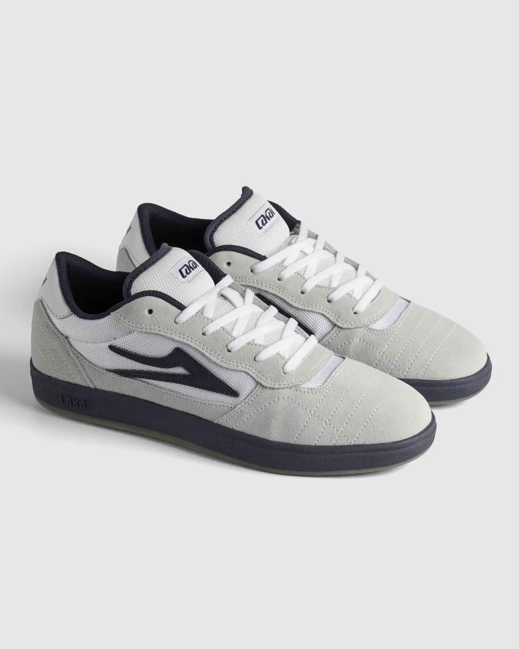 lakai-cambridge-xlk-chaussure-skate-blanche-marine-gomme image 2