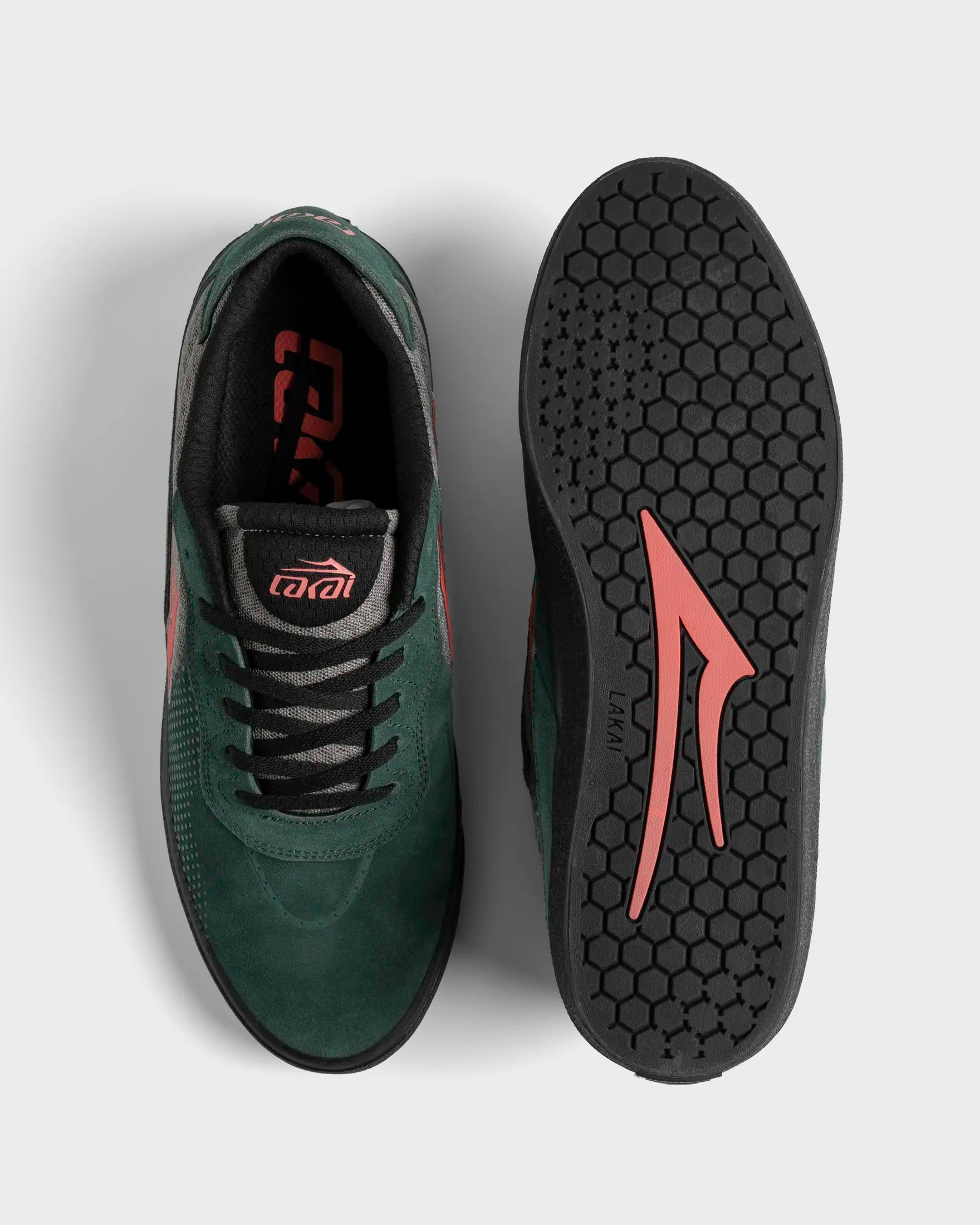 lakai-essex-chaussure-skate-pinette-noire-corail image 3