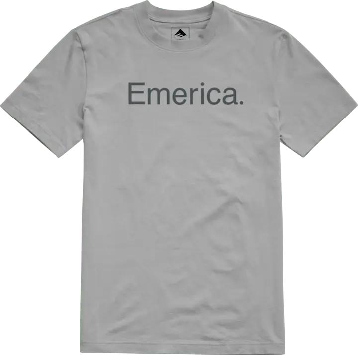 emerica-pure-tee-t-shirt-gris image 1