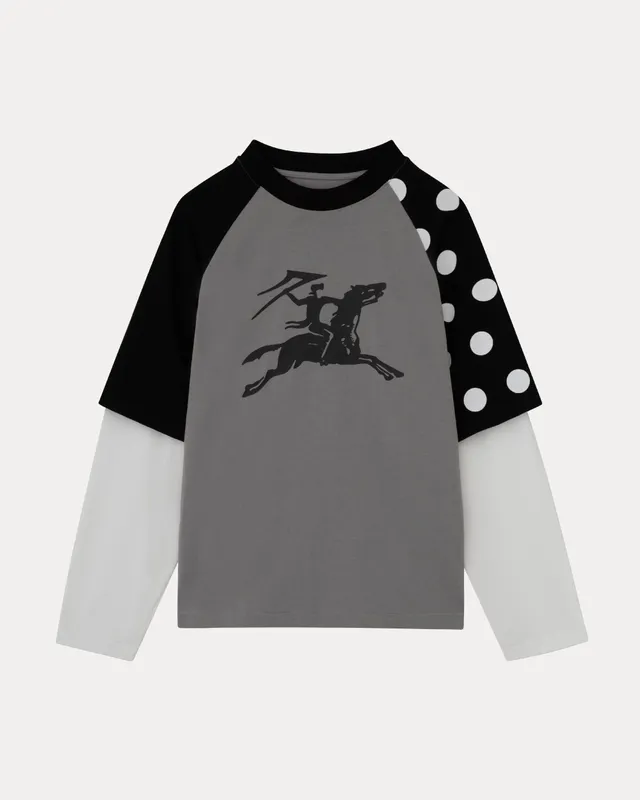 lakai-double-layer-raglan-manches-longues-black-grey-white image 1