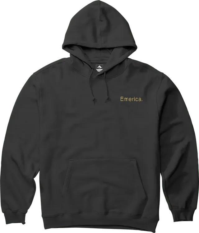emerica-lockup-pullover-sweat-capuche-noir-or image 1