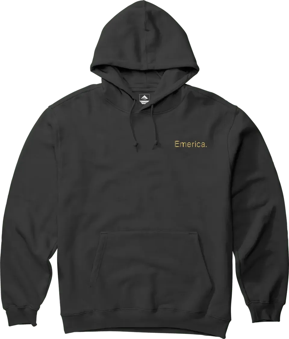 emerica-lockup-pullover-sweat-capuche-noir-or image 1