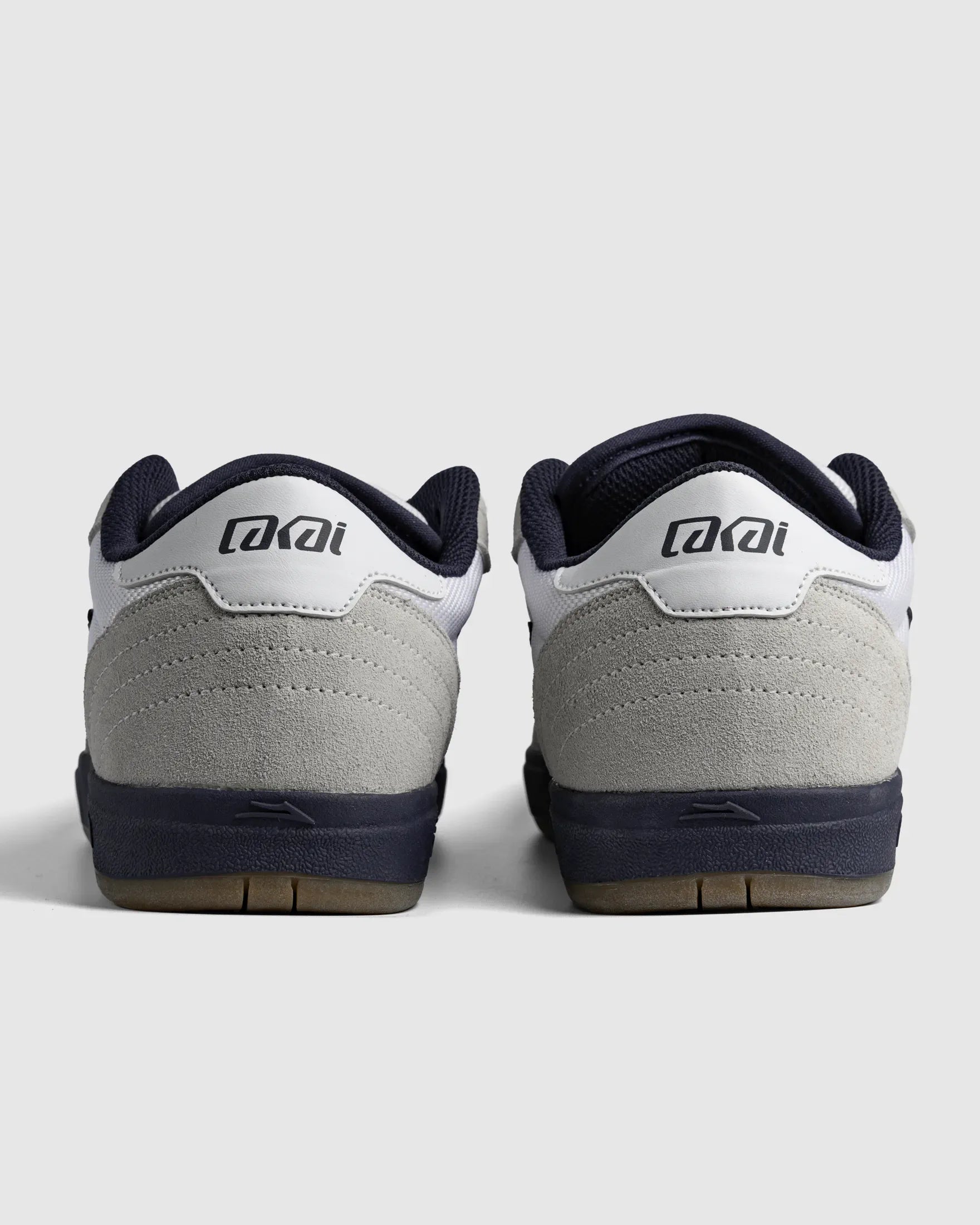 lakai-cambridge-xlk-chaussure-skate-blanche-marine-gomme image 6