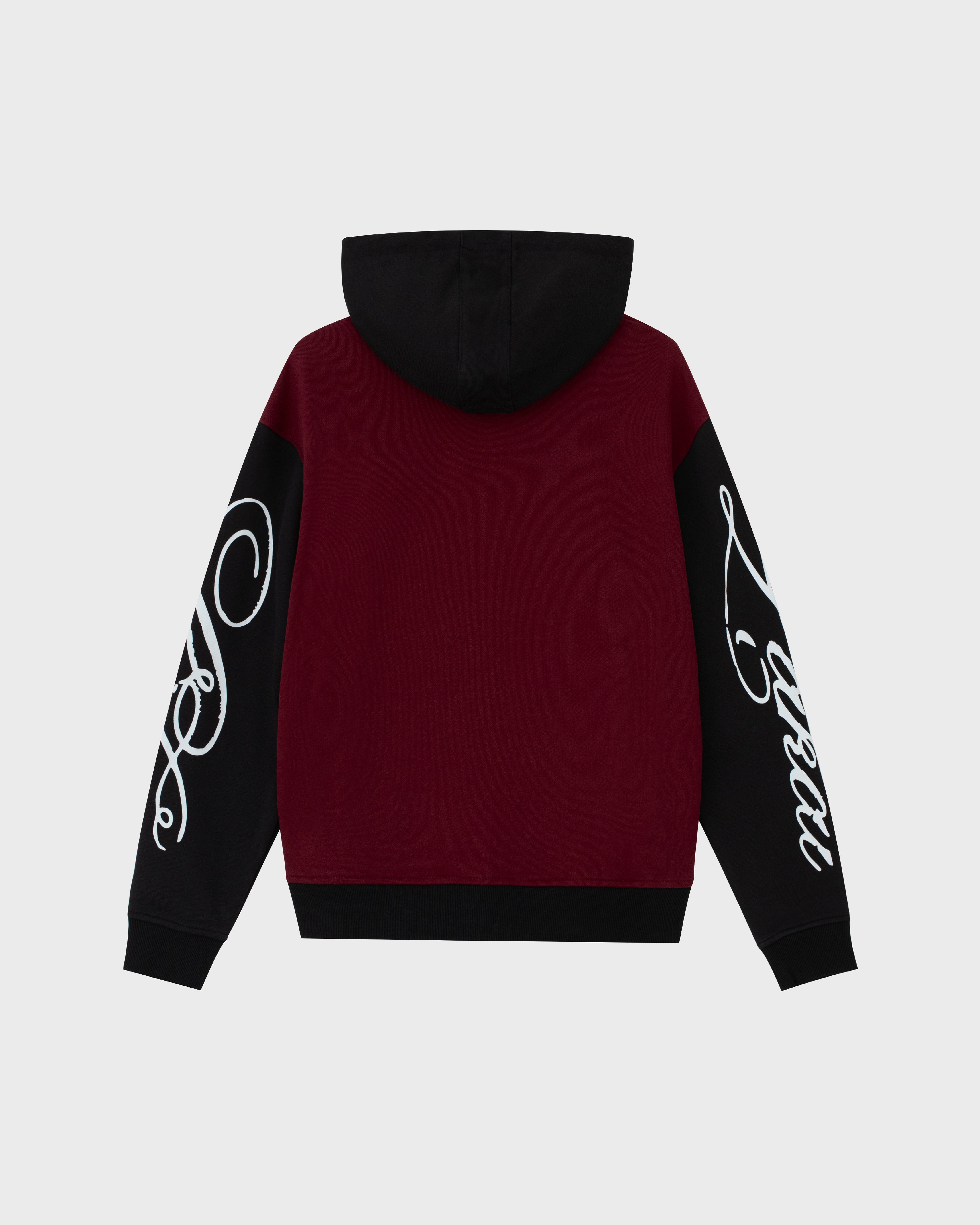 lakai-manchester-hoodie-zip-two-tone-red-dahlia-pirate-black image 2