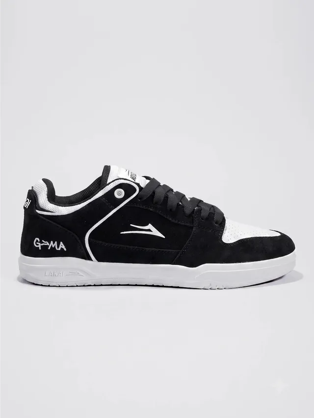 lakai-telford-low-chris-joslin-chaussures-de-skate-noir-blanc image 1