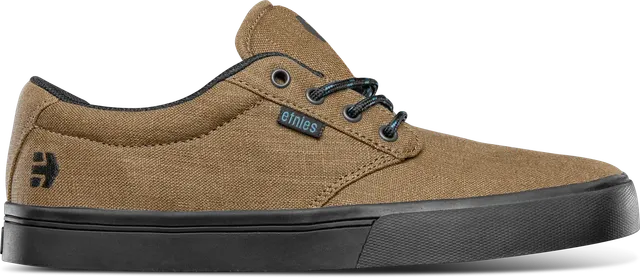 etnies-jameson-2-eco-chaussures-skate-basse-marron-noir-gomme-hemp image 1