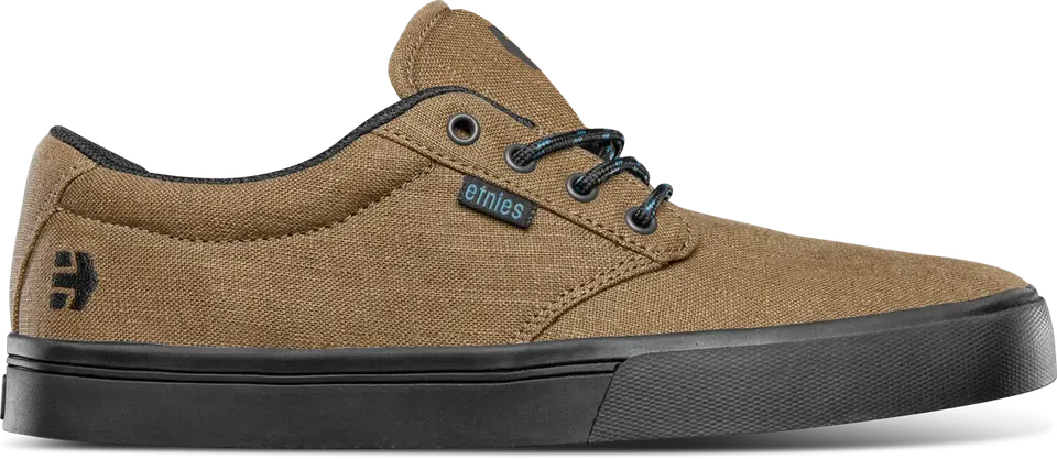 etnies-jameson-2-eco-chaussures-skate-basse-marron-noir-gomme-hemp image 1