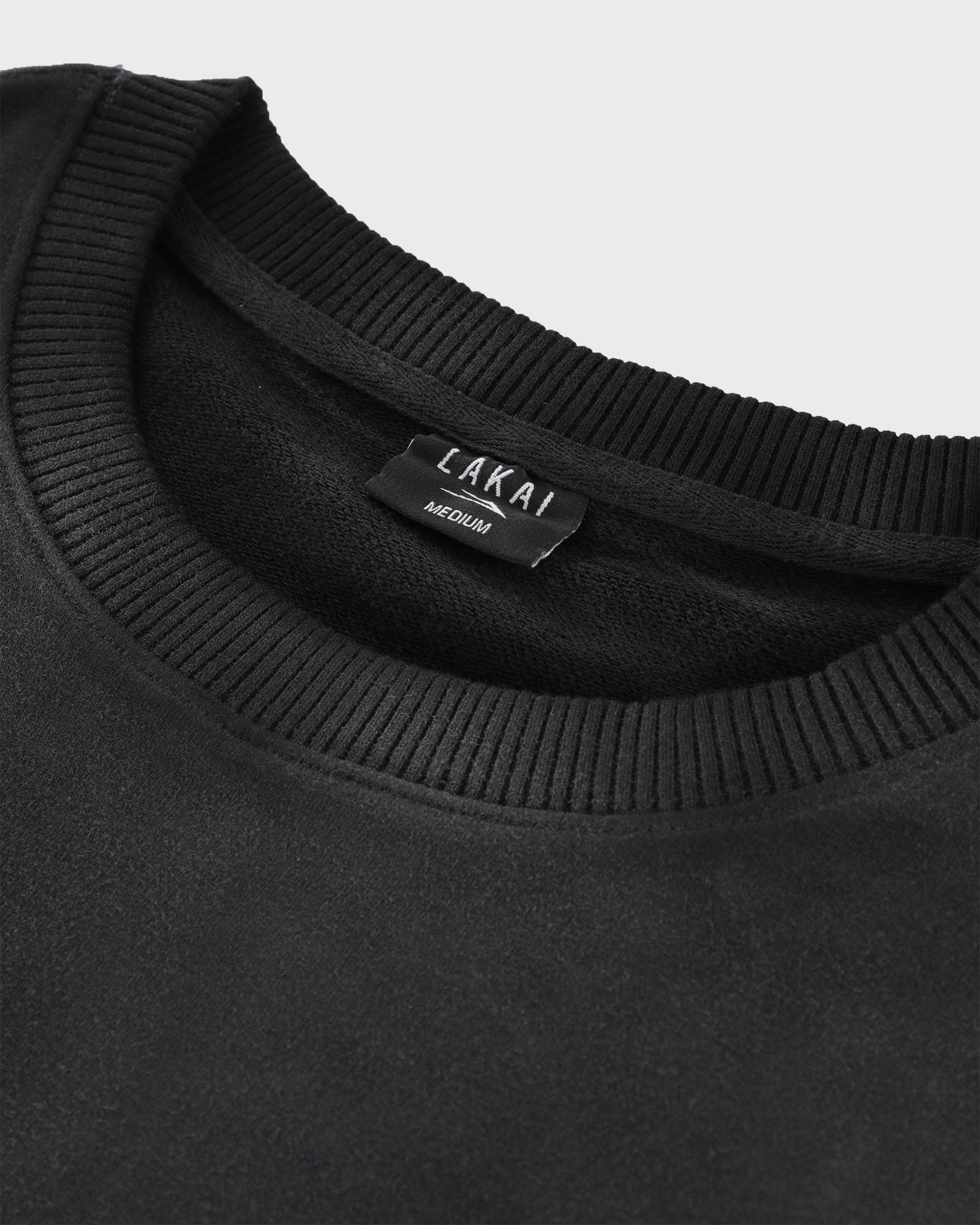 lakai-classic-oversized-sunfaded-crewneck-sweat-black image 4
