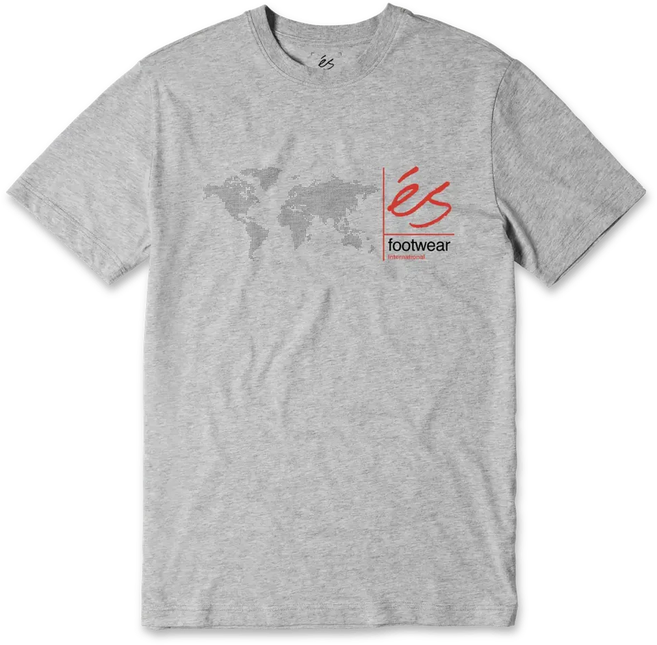 s-digi-map-tee-gris-chin-t-shirt-skate-coton-jersey image 1