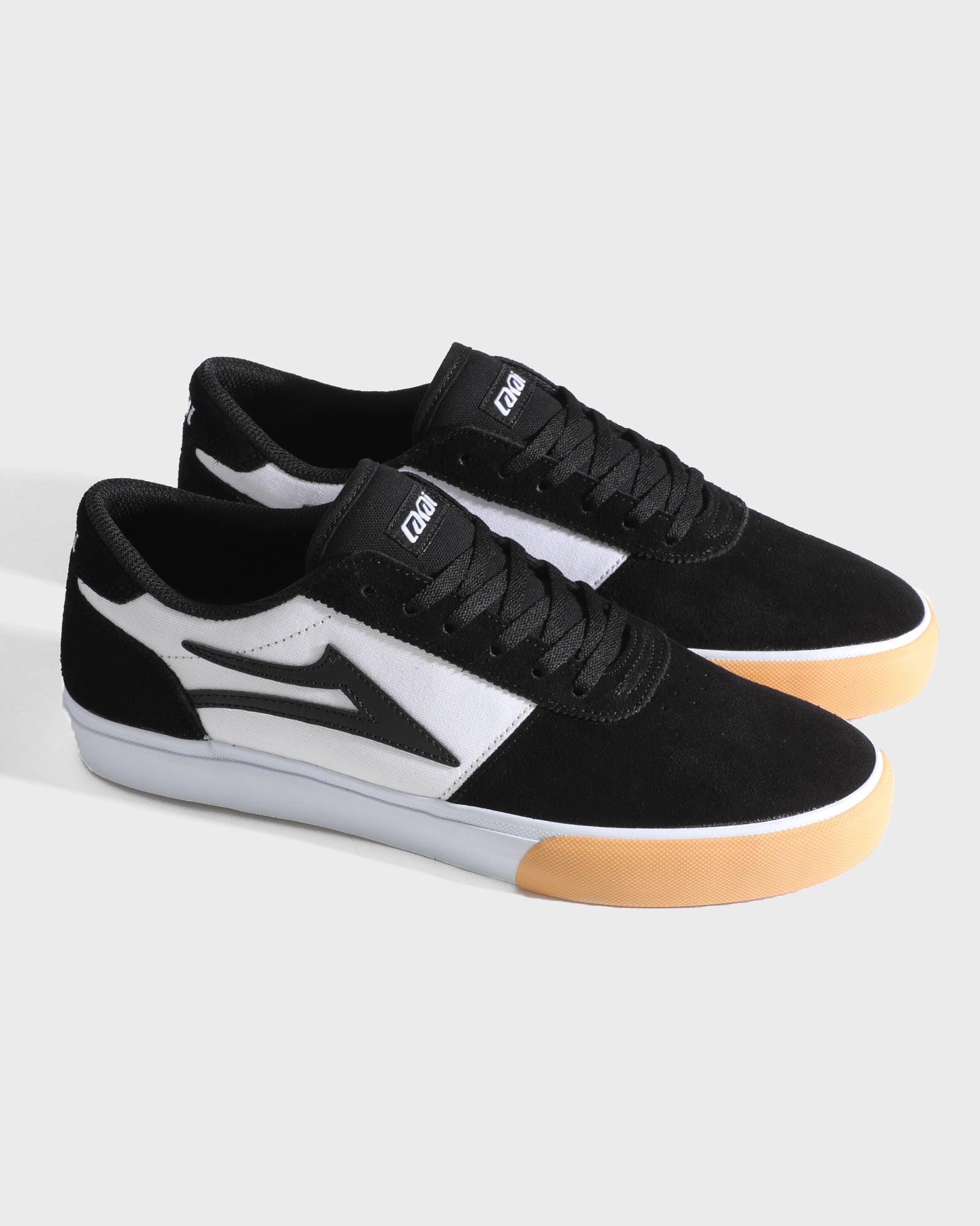 lakai-manchester-chaussures-de-skate-noir-blanc-gum-toe image 4