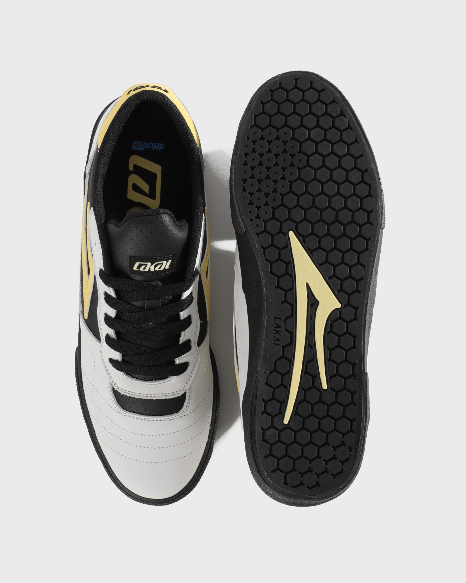 lakai-cambridge-white-banana-black-chaussure-skate image 3
