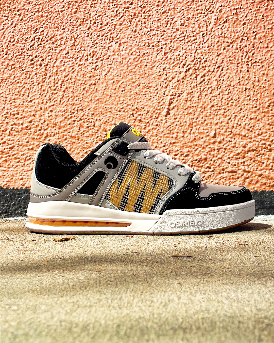 osiris-pixel-sneakers-skate-homme-black-yellow-grey image 5