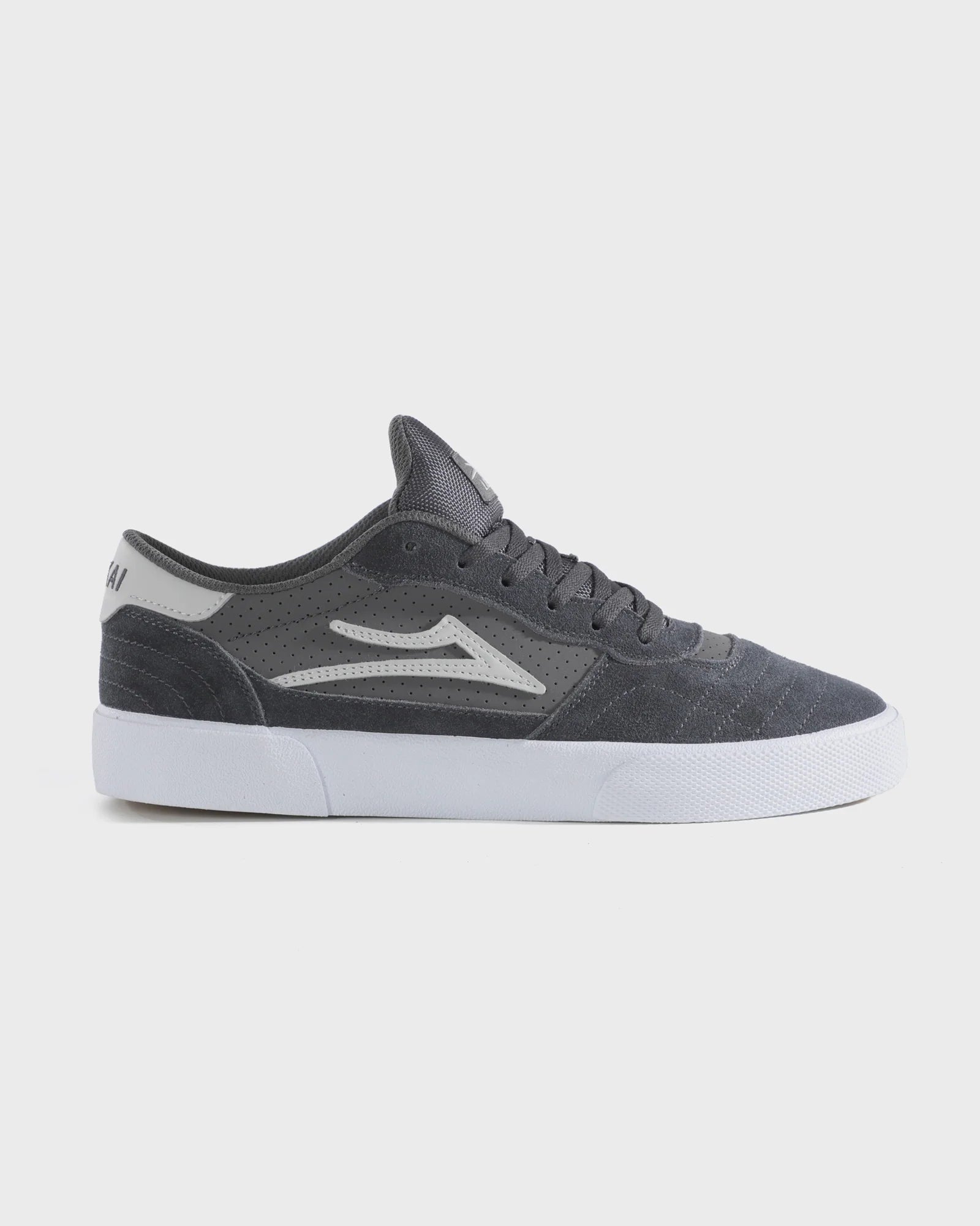 lakai-cambridge-chaussures-skate-charcoal-white-suede image 1