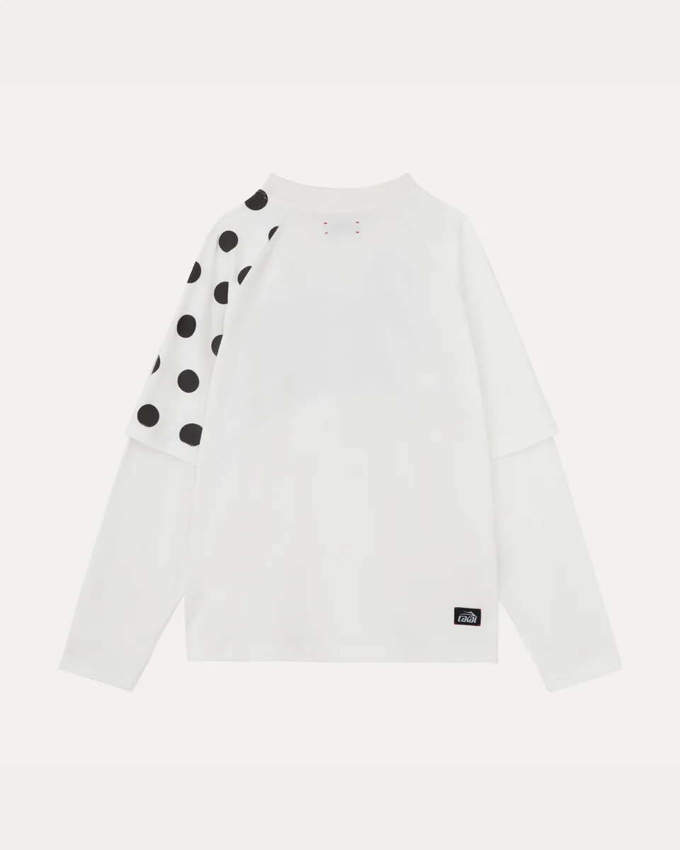 lakai-double-layer-raglan-manches-longues-white image 1