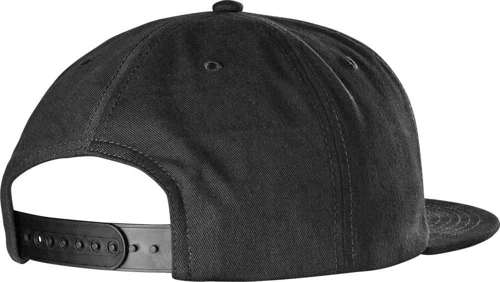 etnies-icon-embroidery-snapback-casquette-black image 2