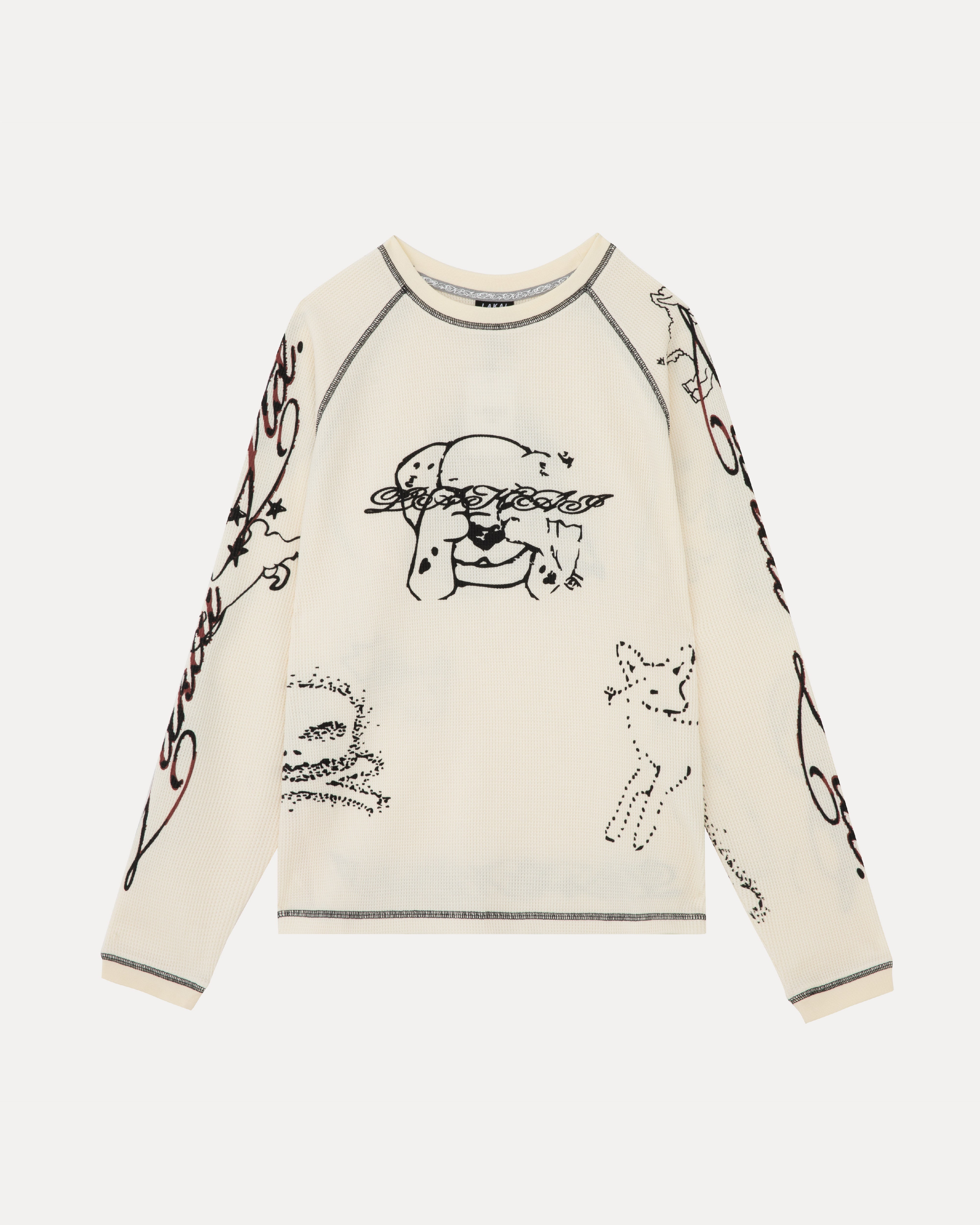 lakai-raglan-waffle-longsleeve-chemise-thermique-natural image 3