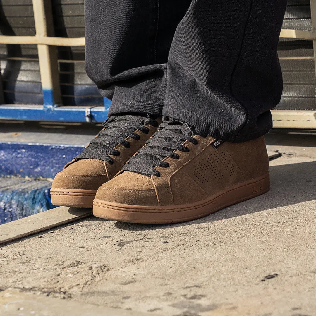 etnies-kingpin-chaussures-skate-90s-brown-tan-black image 8