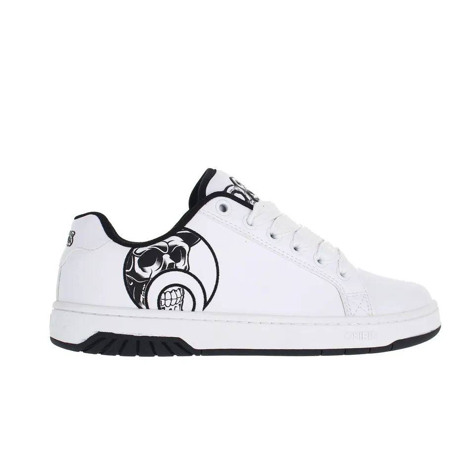 osiris-troma-alt-white-black-skull-sneakers-skate-homme image 1