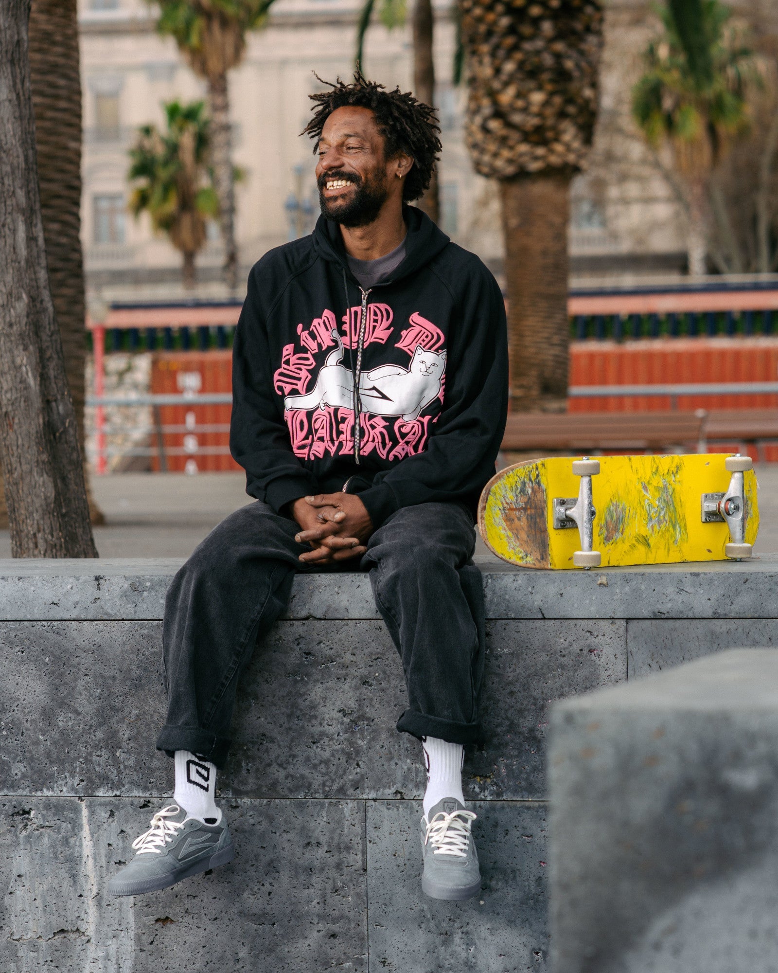 lakai-x-ripndip-zipper-hoodie-sweat-capuche-zipp-noir image 6
